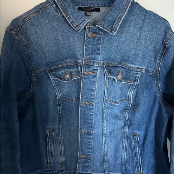 New Without Tags Talbots 2X Petite Denim Classic Jean Jacket in Isla Wash - Picture 3 of 6